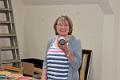 3.  Julie shows the hollow slipware
